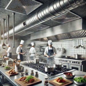 سیستم تهویه رستوران و آشپزخانه صنعتی