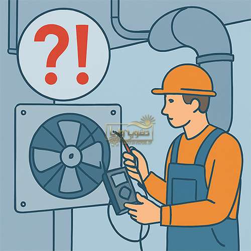 عیب یابی هواکش صنعتی
