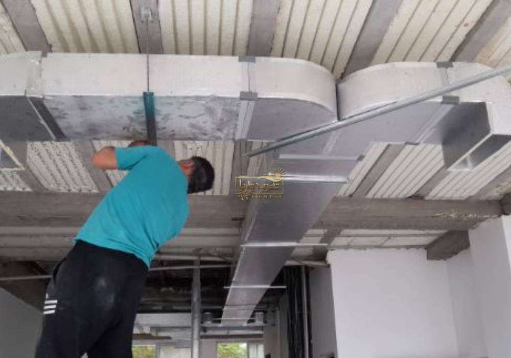 اجرای زیر ساخت داکت اسپیلت